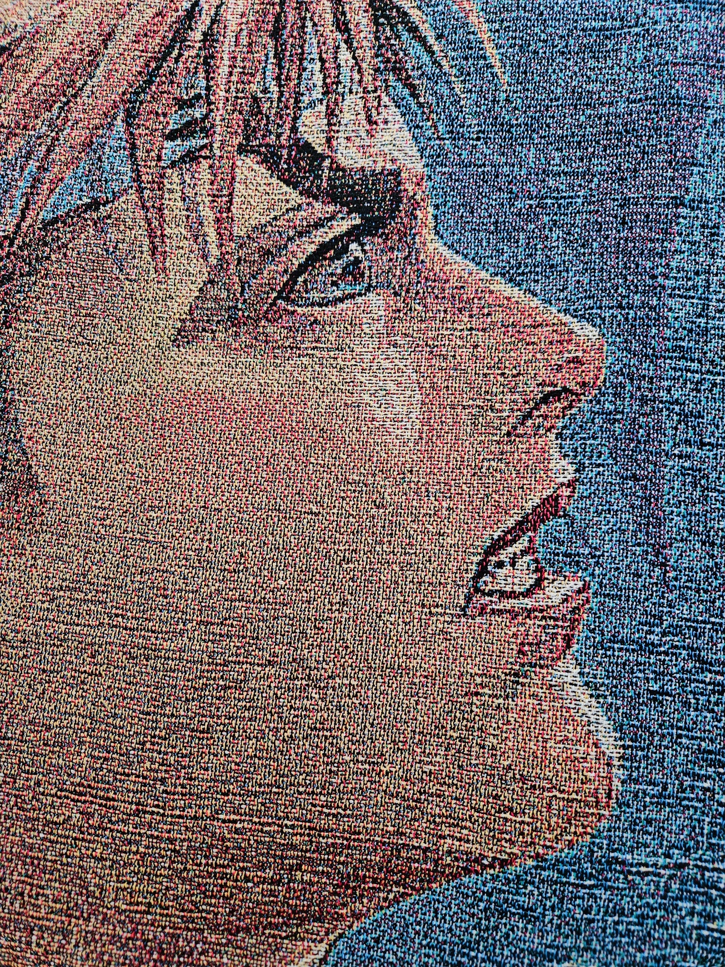 FACE OFF Tapestry Blanket
