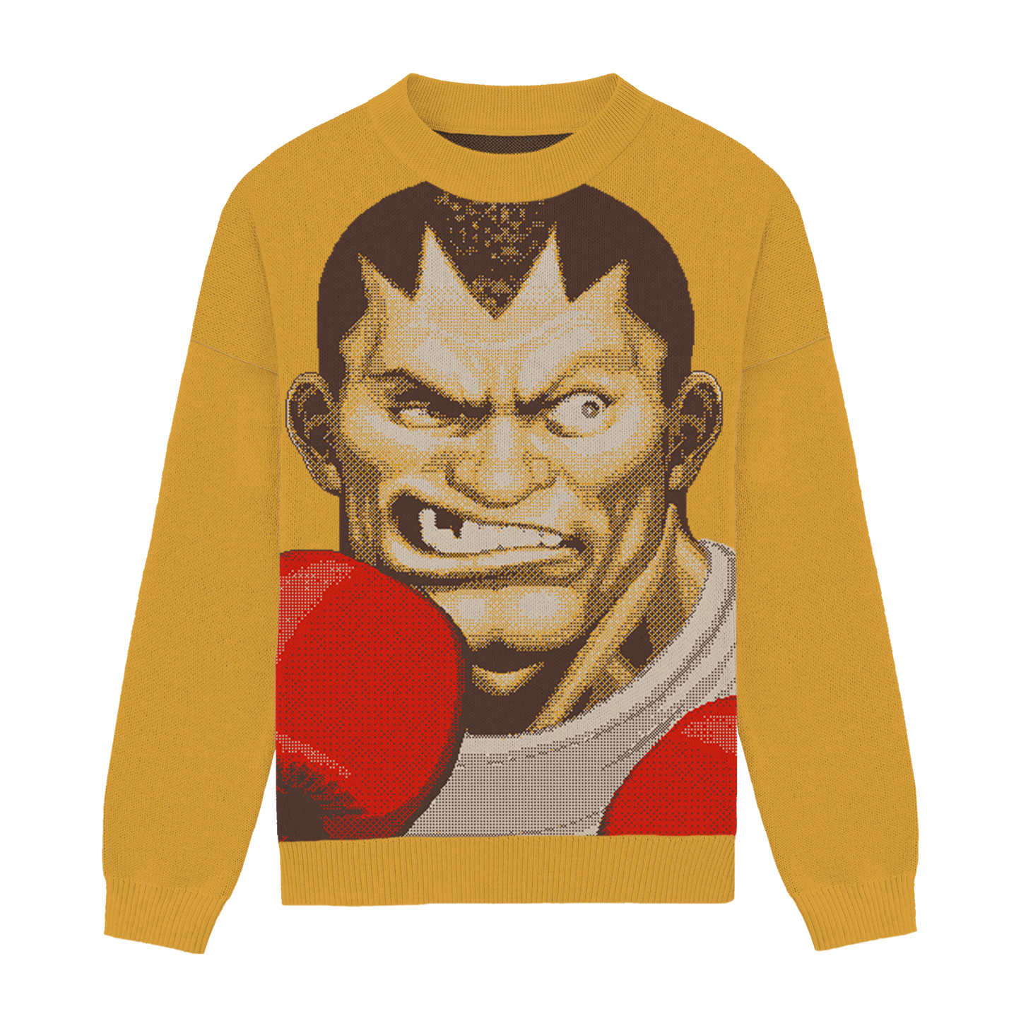 Street Fighter Portrait Knit Crewneck Collection