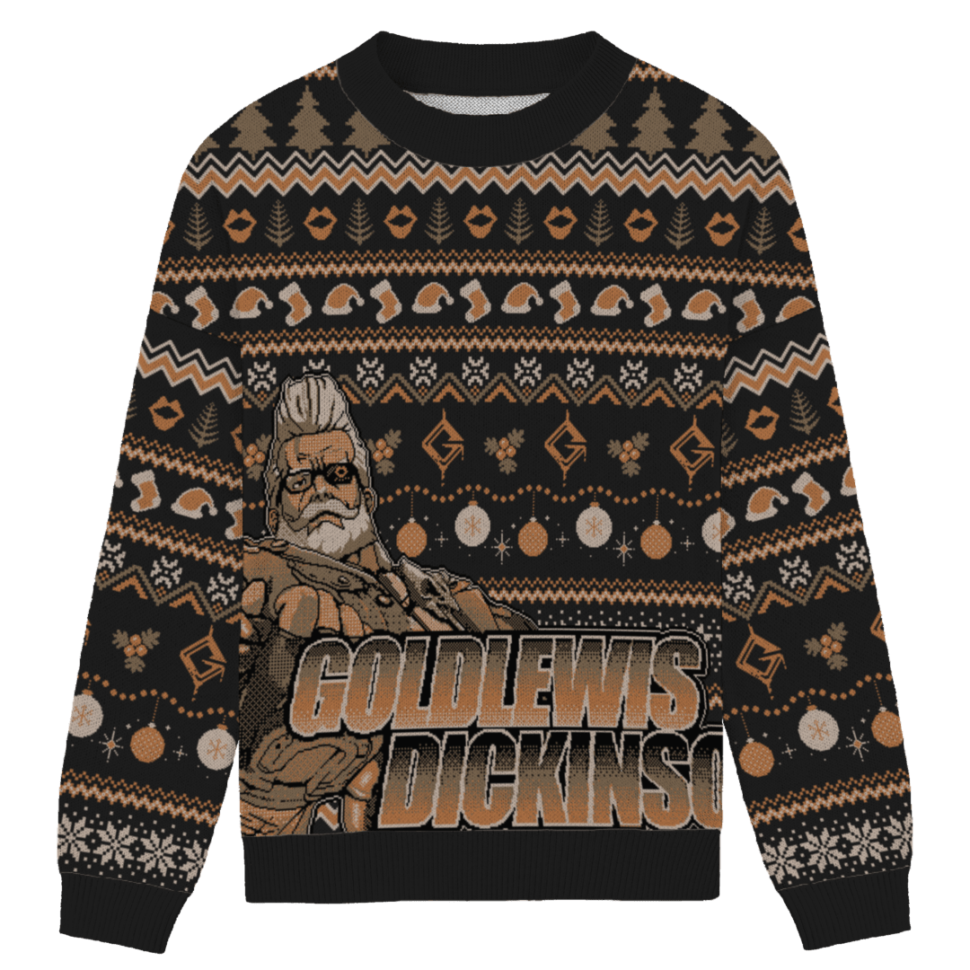 Silver and Gold Lewis Dickinson Holiday Sweater