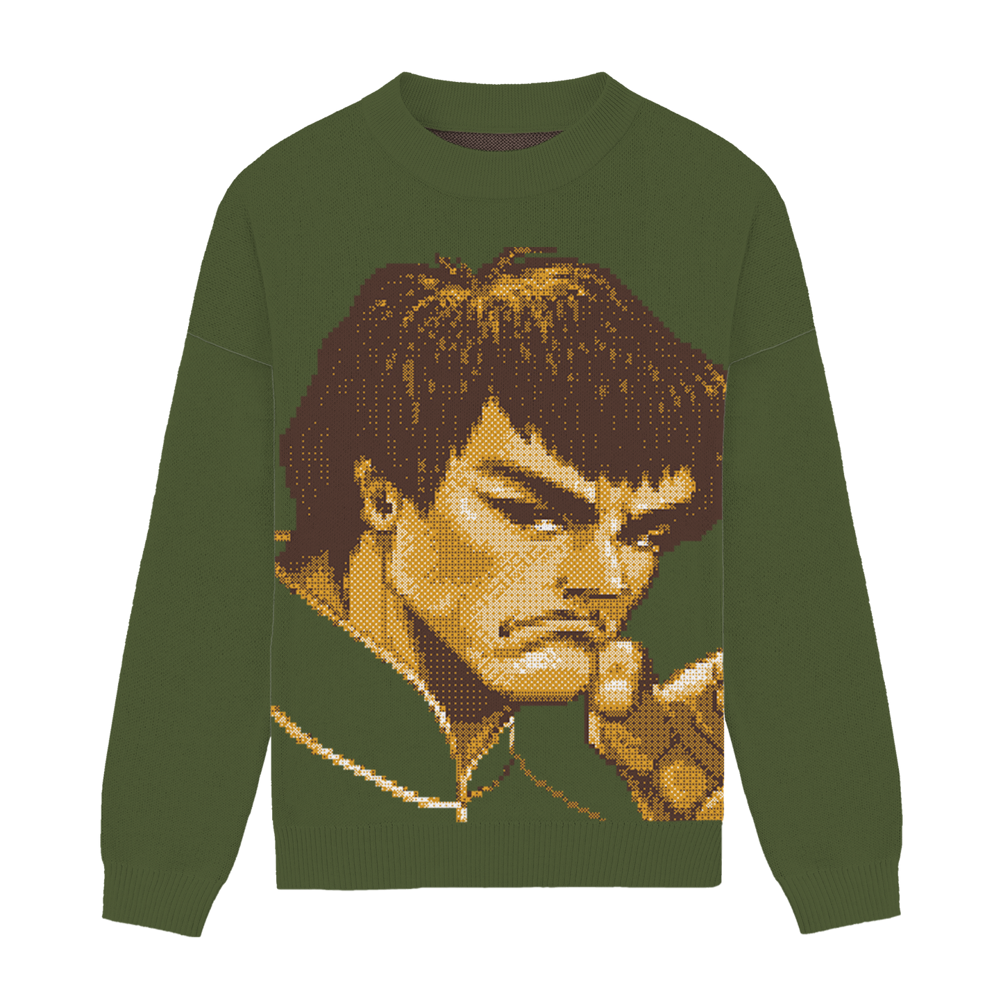 Street Fighter Portrait Knit Crewneck Collection