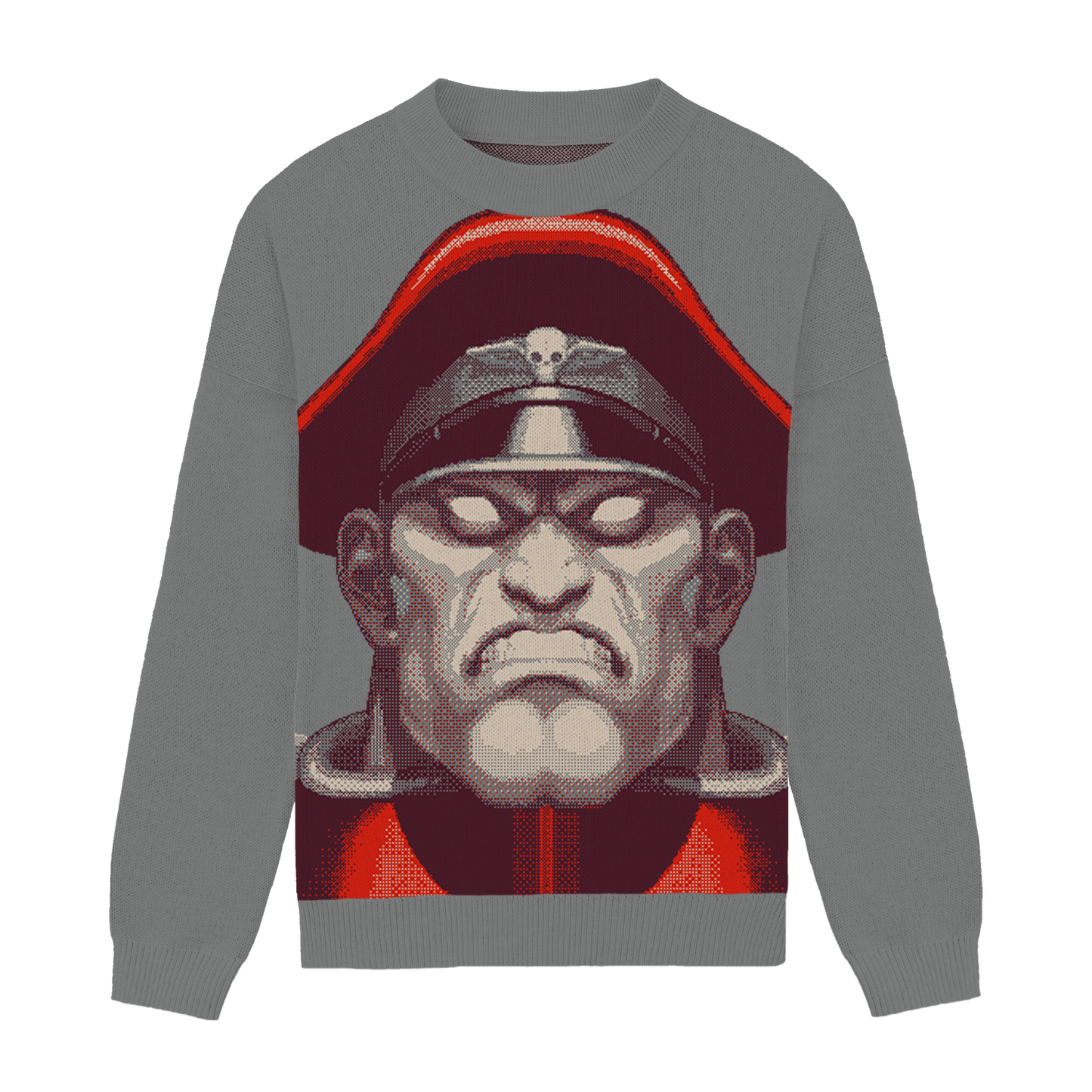Street Fighter Portrait Knit Crewneck Collection