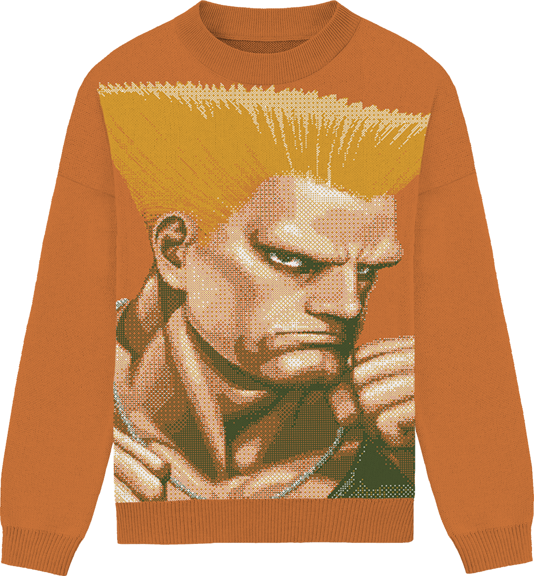 Street Fighter Portrait Knit Crewneck Collection