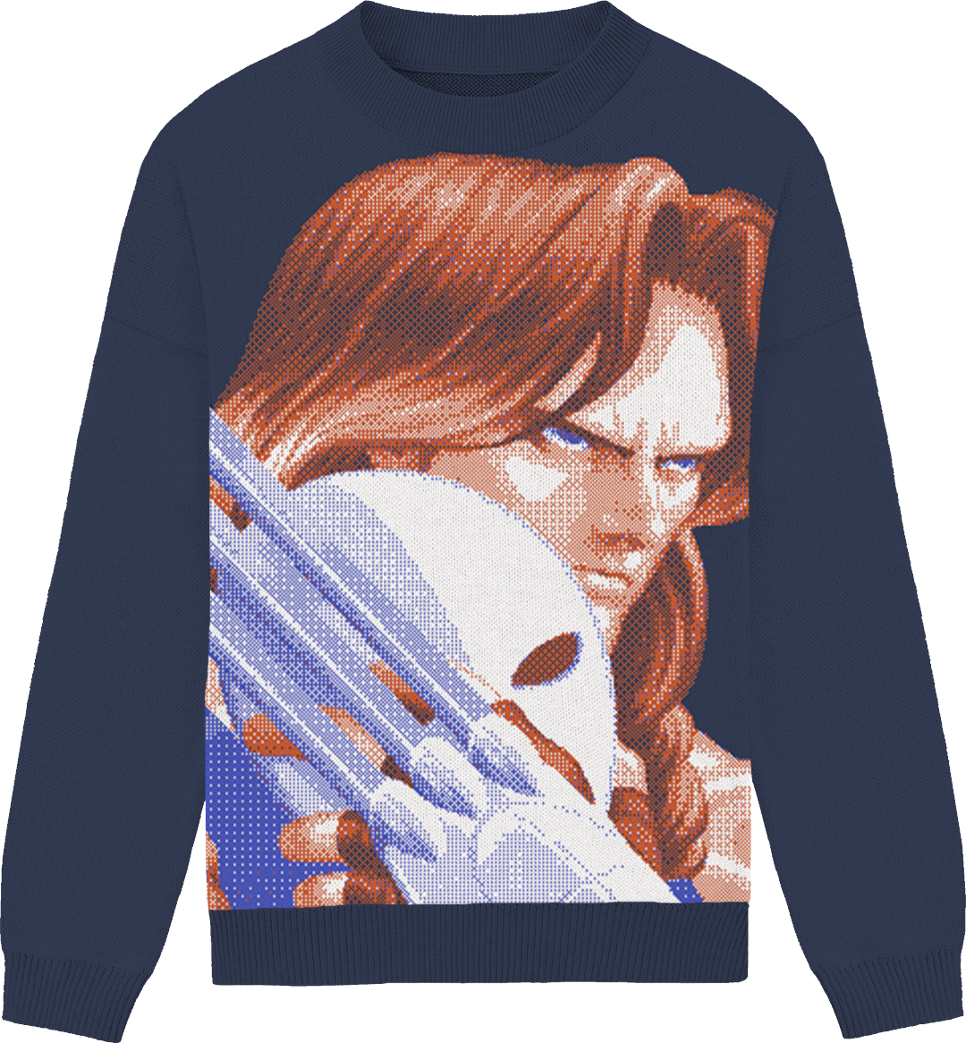 Street Fighter Portrait Knit Crewneck Collection