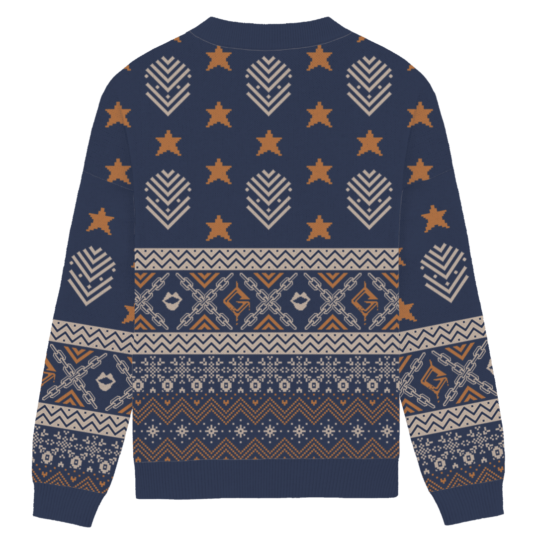 Silver and Gold Lewis Dickinson Holiday Sweater
