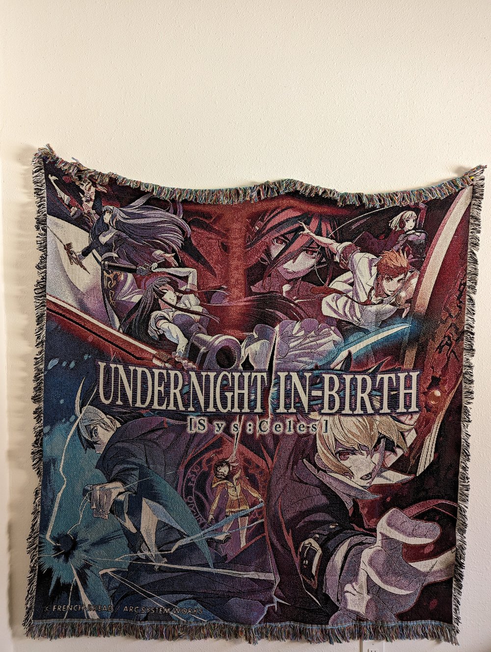 UNDER NIGHT IN-BIRTH II SYS:CELES TAPESTRY BLANKET