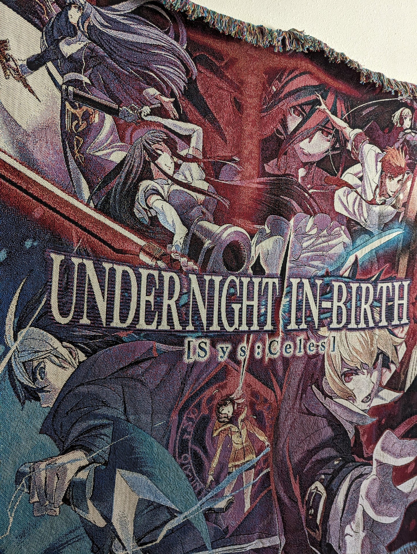 UNDER NIGHT IN-BIRTH II SYS:CELES TAPESTRY BLANKET