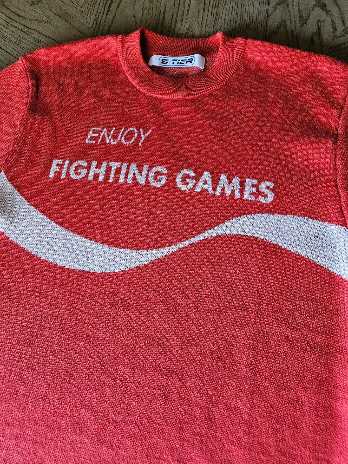 ENJOY FIGHTING GAMES Knit T-shirt