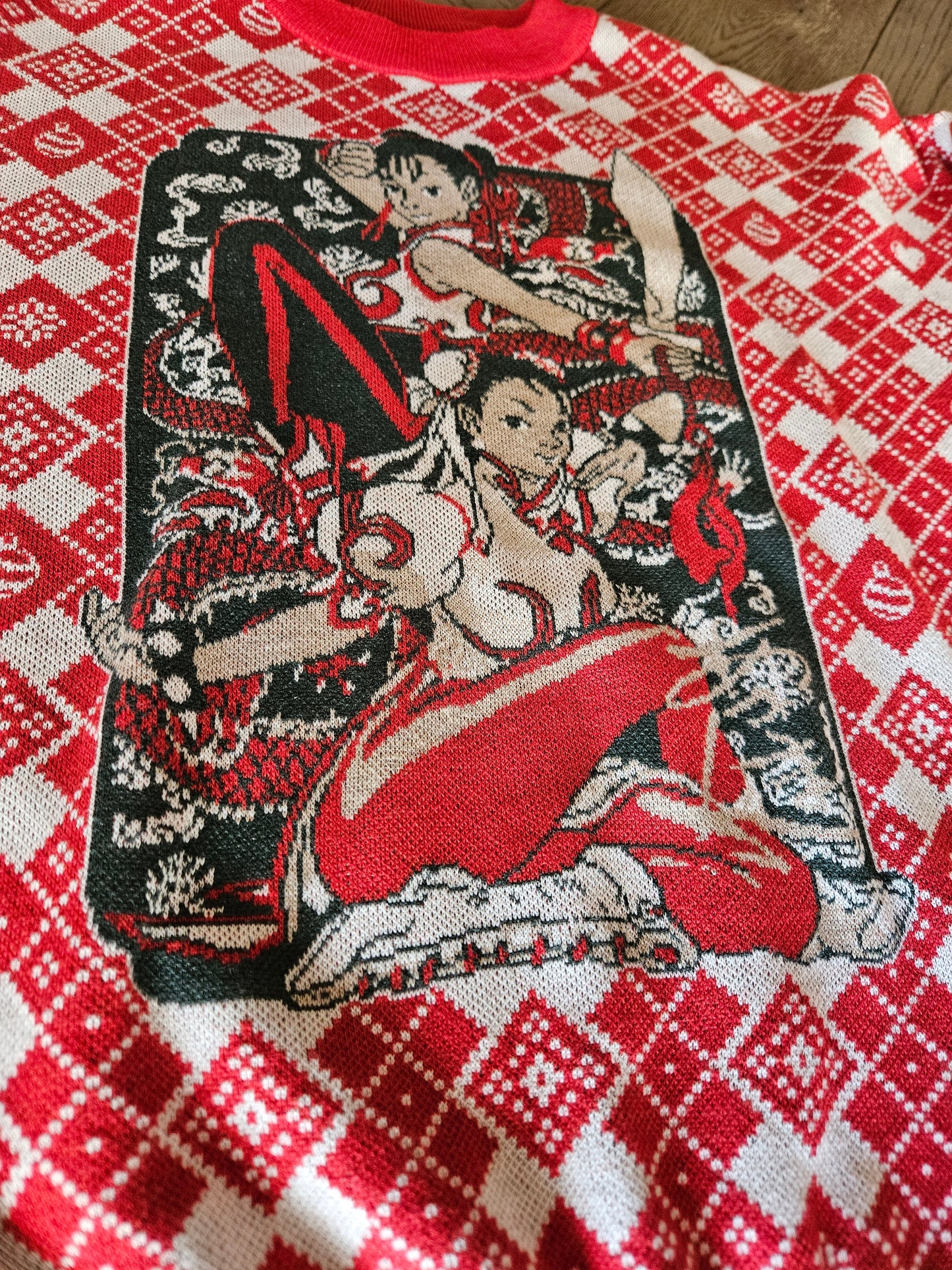 KIKO-HO-HO-KEN HOLIDAY SWEATER