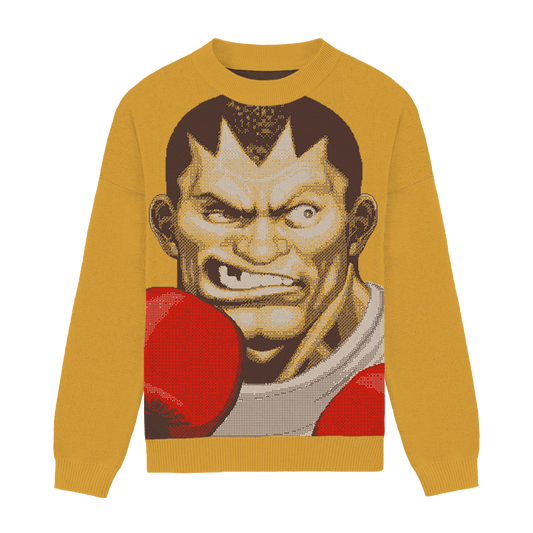 Street Fighter Portrait Knit Crewneck Collection
