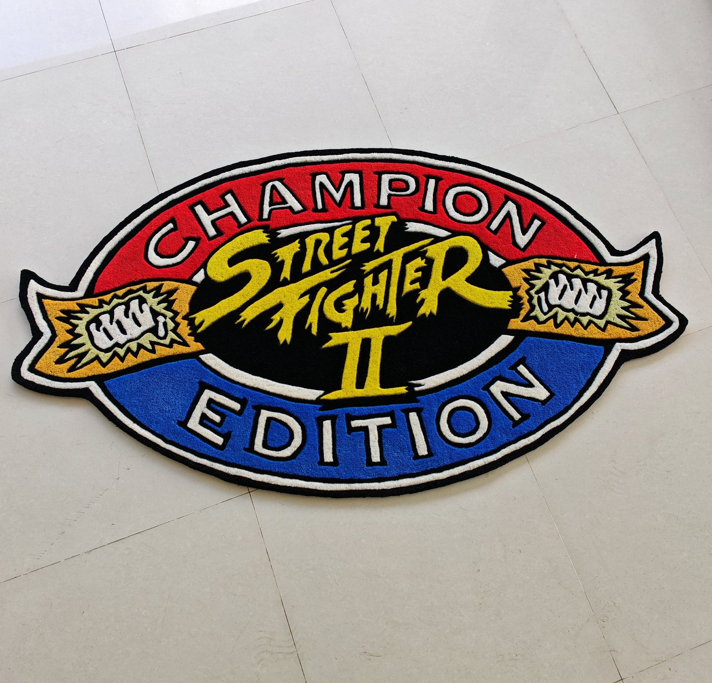 STREET FIGHTER 2: CHAMPIONSHIP EDITION RUG   **PRE-ORDER OPENS JANUARY 23RD**